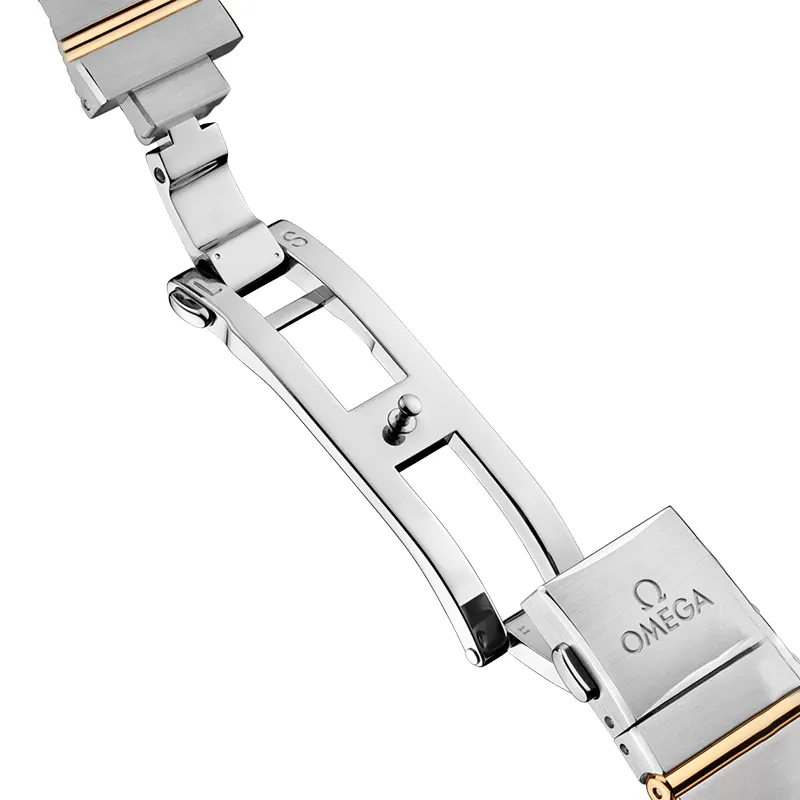 Omega Constellation Yellow Gold on Steel Ladies Watch- 131.20.28.60.08.001
